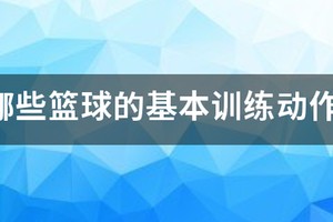 篮球训练基本动作图片视频讲解下载